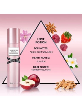 Love Potion Perfume Mist Wild Berries & Jasmine SoFragrance 140ml