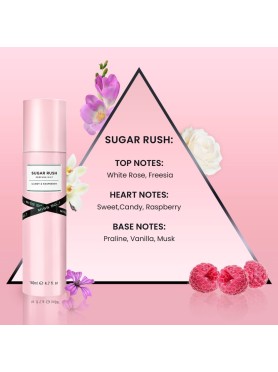 Sugar Rush Perfume Mist Candy & Rasberry SoFragrance 140ml