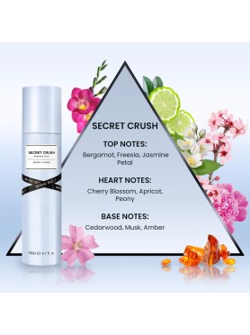 Secret Crush Perfume Mist Peony & Musk SoFragrance 140ml