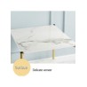 Λευκό Marble Τραπεζάκι Σαλονιού 40X40X43CM