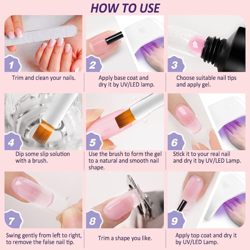 Σετ Poly Nail Gel Fast Building Mobray με 6 Διαφορετικές Αποχρώσεις Σετ Poly Nail Gel Fast Building Mobray με 6 Διαφορετικές Αποχρώσεις