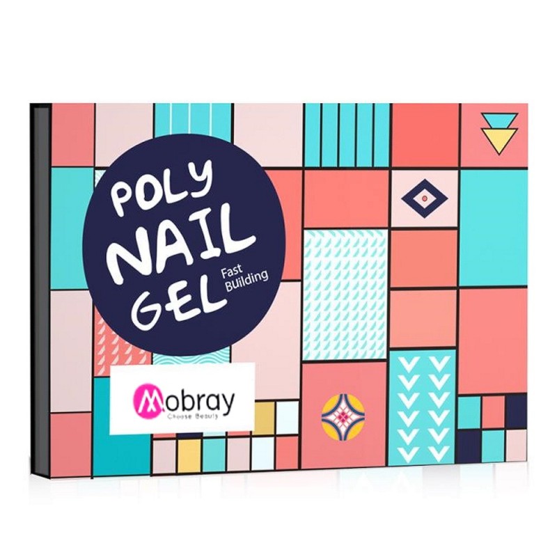 Σετ Poly Nail Gel Fast Building Mobray με 6 Διαφορετικές Αποχρώσεις Σετ Poly Nail Gel Fast Building Mobray με 6 Διαφορετικές Αποχρώσεις