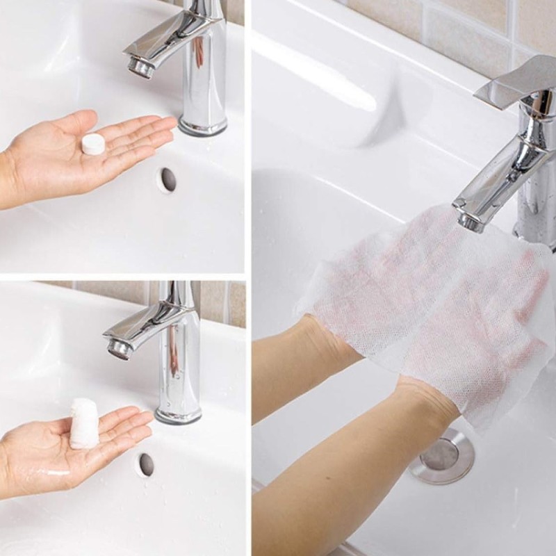 Σετ 10 Συμπιεσμένες Πετσέτες Pill Towels 32X25CM Σετ 10 Συμπιεσμένες Πετσέτες Pill Towels 32X25CM
