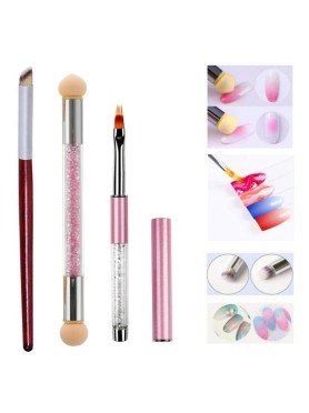 Kit 3 Πινέλα για Ombre Nail...