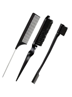 Σετ 3 Slick Back Hair Brushes