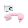 Premium U Shape Μαξιλάρι Στήριξης Manicure 100% Leather με Ξύλινη Βάση