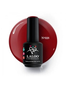 Laloo Ημιμόνιμο Βερνίκι Νο.028 Μπορντό Sangria 15ml