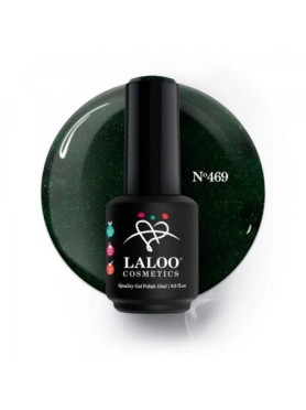 Laloo Ημιμόνιμο Βερνίκι No.469 Κυπαρισσί με Shimmer 15ml