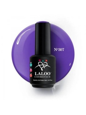 Laloo Ημιμόνιμο Βερνίκι No.307 Μωβ 15ml