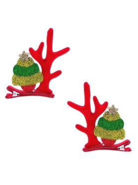 Σετ 2 Christmas Hair Clip