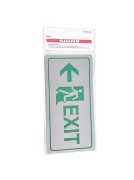 Αυτοκόλλητη Επιγραφή Exit Left 10X20CM