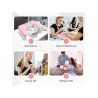 U Shape Μαξιλάρι Στήριξης Manicure με Ρυθμιζόμενο Ύψος Spiral Lift