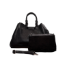 Bag to Bag Μαύρη Τσάντα Χιαστί Χειρός με Λουρί Sp9260