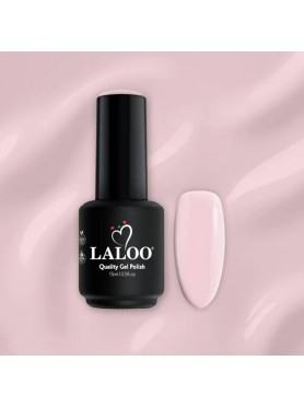 Laloo Ημιμόνιμο Βερνίκι No. 524 French Lace (Βάση Γαλλικού) 15ml