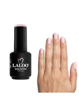 Laloo Ημιμόνιμο Βερνίκι No. 524 French Lace (Βάση Γαλλικού) 15ml