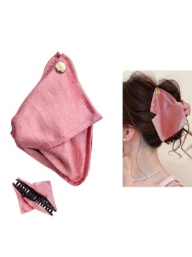 Hair Claw Shark Shape με Χρυσαφί Λεπτομέρεια