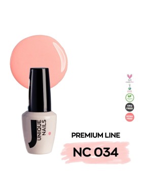 Unique Nails Ημιμόνιμο Βερνίκι Neon Peach (NC034) 15ml