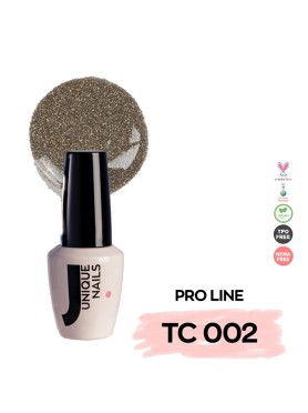 Unique Nails Ημιμόνιμο Βερνίκι Twinkle Gold (TC002) 15ml