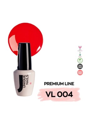 Unique Nails Ημιμόνιμο Βερνίκι Candy Red (VL004) 13ml
