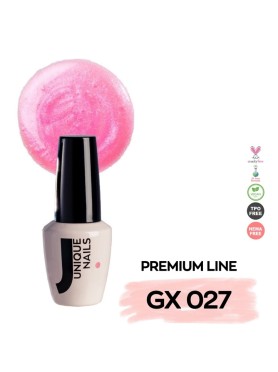 Unique Nails Ημιμόνιμο Βερνίκι Shimmery Neon Pink (GX027) 15ml