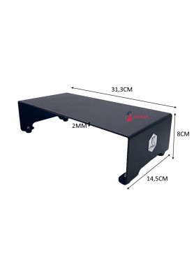 Unique Nails Μαύρος Ίσιος Σκελετός Armrest Mini