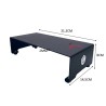 Unique Nails Μαύρος Ίσιος Σκελετός Armrest Mini