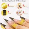 Φόρμα Επιμήκυνσης Gold Architectural Nail Forms