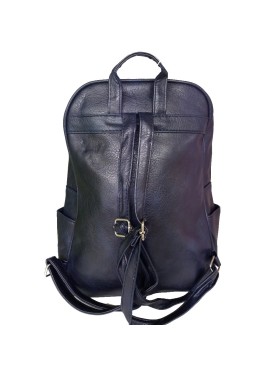 Τσάντα Σακίδιο Backpack Μονόχρωμο Δερματίνι