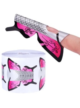 500 Φόρμες Διπλού Πάχους για Manicure Butterfly Shape