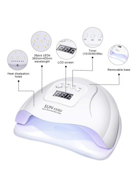 ΦΟΥΡΝΑΚΙ ΝΥΧΙΩΝ SUN X5 PLUS UV LED NAIL LAMP 80W